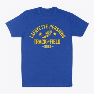 Lafayette Pershing Primary School Track and Field Classic Dad T-Shirt