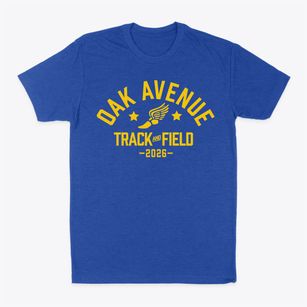 Oak Avenue Elementary School Track and Field Classic Dad T-Shirt