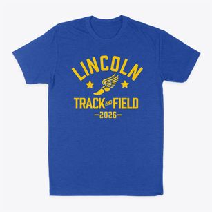 Lincoln Middle School Track and Field Classic Dad T-Shirt