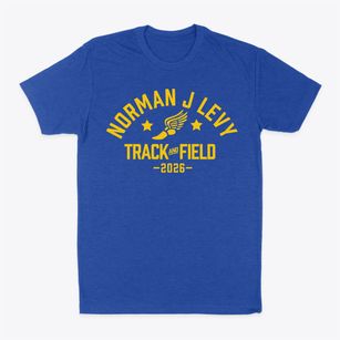Norman J Levy Lakeside Elementary School Track and Field Classic Dad T-Shirt
