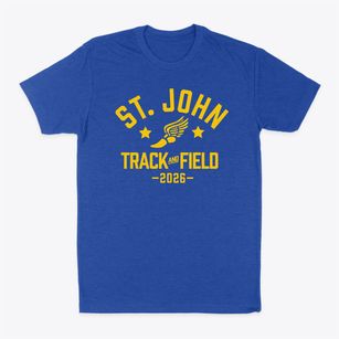 Saint John School Track and Field Classic Dad T-Shirt
