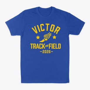 Victor Central School District Track and Field Classic Dad T-Shirt