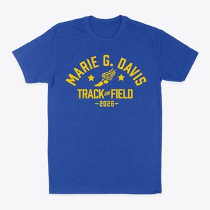 Marie G Davis Ib K-8 School Track and Field Classic Dad T-Shirt