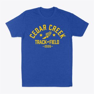 Cedar Creek Middle School Track and Field Classic Dad T-Shirt