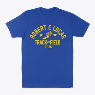 Robert E Lucas Intermediate School Track and Field Classic Dad T-Shirt