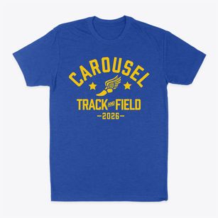 Carousel School Track and Field Classic Dad T-Shirt