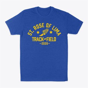 Saint Rose Of Lima School Track and Field Classic Dad T-Shirt