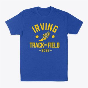 Irving Middle School Track and Field Classic Dad T-Shirt