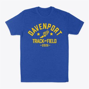 Davenport High School Track and Field Classic Dad T-Shirt