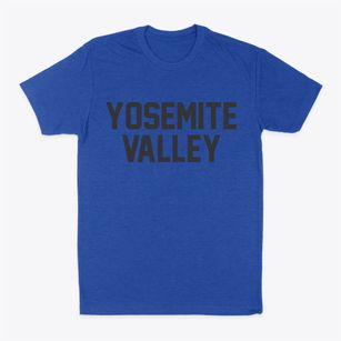Yosemite Valley California Classic Block Classic Dad T-Shirt