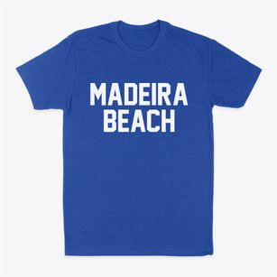 Madeira Beach Florida Classic Block Classic Dad T-Shirt