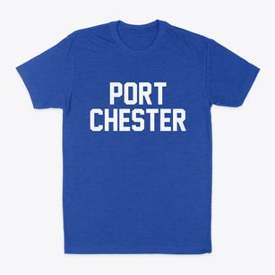 Port Chester New York Classic Block Classic Dad T-Shirt