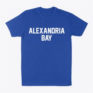 Alexandria Bay New York Classic Block Classic Dad T-Shirt