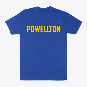 Powellton West Virginia Classic Block Classic Dad T-Shirt