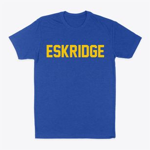 Eskridge Kansas Classic Block Classic Dad T-Shirt