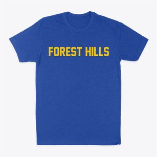 Forest Hills North Carolina Classic Block Classic Dad T-Shirt