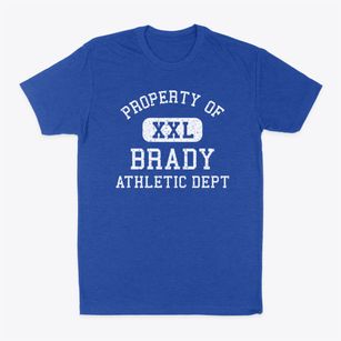 Brady Nebraska Athletic Dept Classic Dad T-Shirt