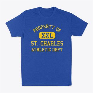St. Charles Illinois Athletic Dept Classic Dad T-Shirt