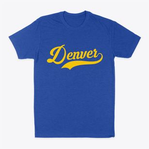 Denver Missouri Vintage Team Classic Dad T-Shirt