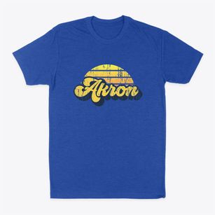 Akron Ohio Sublime Sunset Classic Dad T-Shirt
