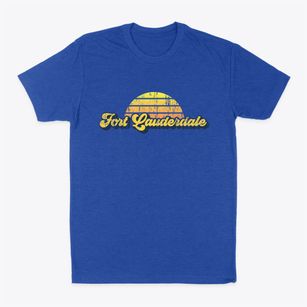 Fort Lauderdale Florida Sublime Sunset Classic Dad T-Shirt