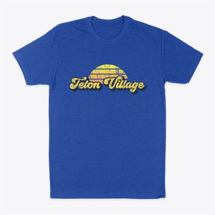 Teton Village Wyoming Sublime Sunset Classic Dad T-Shirt