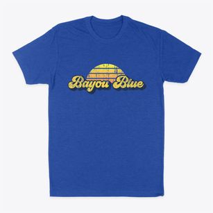 Bayou Blue Louisiana Sublime Sunset Classic Dad T-Shirt