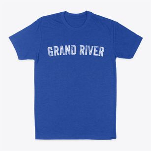 Grand River Ohio Timeless Retro Classic Dad T-Shirt