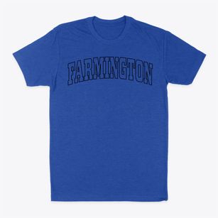 Farmington New Hampshire Trendy Block Classic Dad T-Shirt