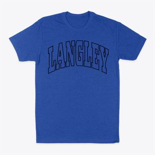 Langley Oklahoma Trendy Block Classic Dad T-Shirt