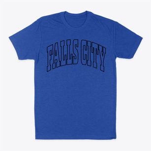 Falls City Texas Trendy Block Classic Dad T-Shirt