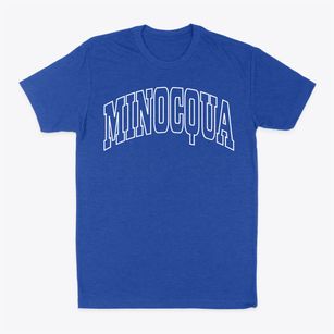 Minocqua Wisconsin Trendy Block Classic Dad T-Shirt
