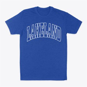 Lakeland Wisconsin Trendy Block Classic Dad T-Shirt