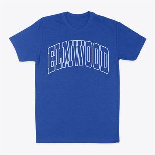 Elmwood Nebraska Trendy Block Classic Dad T-Shirt