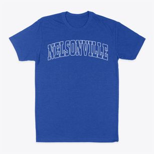 Nelsonville New York Trendy Block Classic Dad T-Shirt