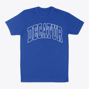 Decatur Nebraska Trendy Block Classic Dad T-Shirt