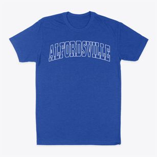 Alfordsville Indiana Trendy Block Classic Dad T-Shirt