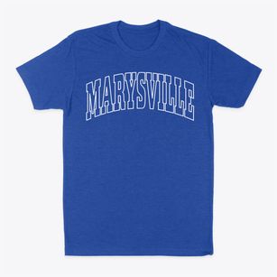 Marysville Washington Trendy Block Classic Dad T-Shirt