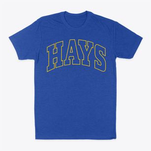 Hays North Carolina Trendy Block Classic Dad T-Shirt