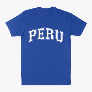 Peru Maine Varsity Classic Dad T-Shirt