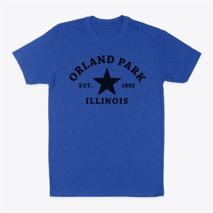 Orland Park Illinois Star Classic Dad T-Shirt