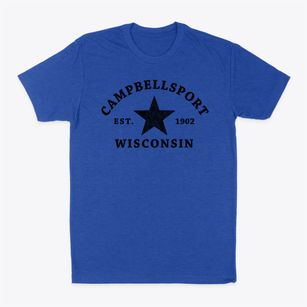 Campbellsport Wisconsin Star Classic Dad T-Shirt