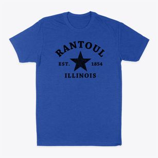 Rantoul Illinois Star Classic Dad T-Shirt