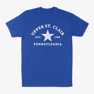 Upper St. Clair Pennsylvania Star Classic Dad T-Shirt