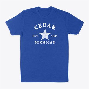 Cedar Michigan Star Classic Dad T-Shirt