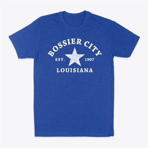 Bossier City Louisiana Star Classic Dad T-Shirt