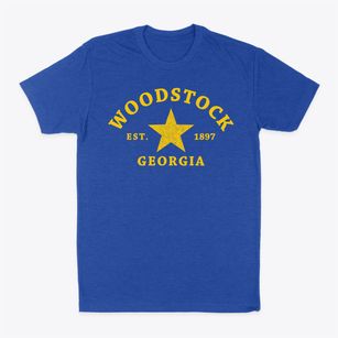 Woodstock Georgia Star Classic Dad T-Shirt