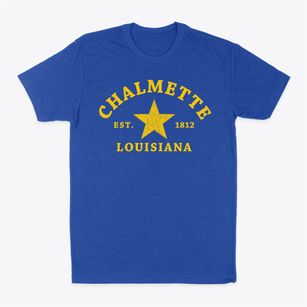 Chalmette Louisiana Star Classic Dad T-Shirt