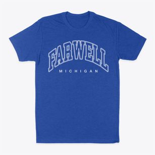 Farwell Michigan Inline Classic Dad T-Shirt