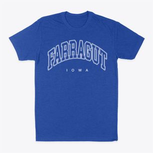 Farragut Iowa Inline Classic Dad T-Shirt